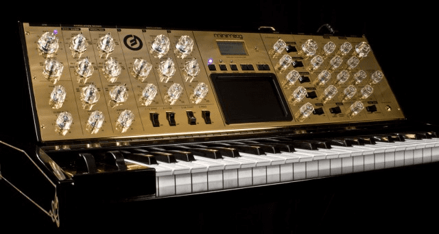 MOOG Minimoo Polyphonic Keyboard 10" x 7" Reproduction Metal Sign E15 