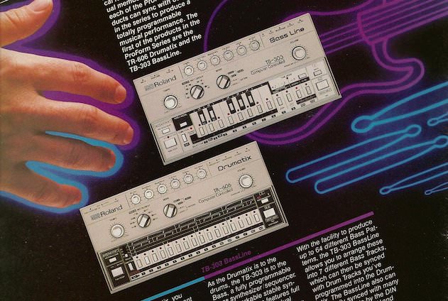 Roland TB-303 & TR-606, May 1982 advert