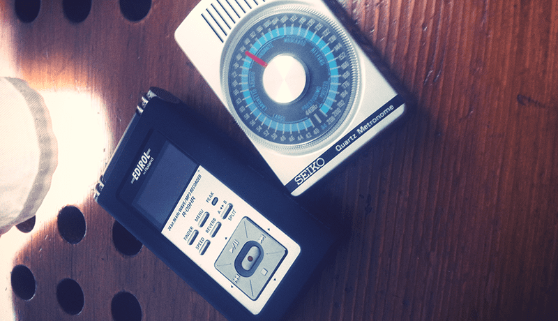 Seiko Metronome & Edirol R-09HR Recorder