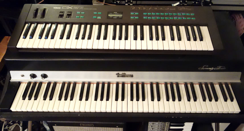 Yamaha DX27 & Fender Rhodes