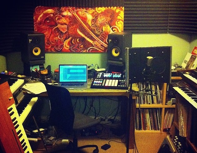 Mark's home studio