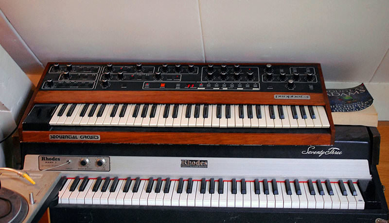 Sequential Prophet 5 & Fender Rhodes