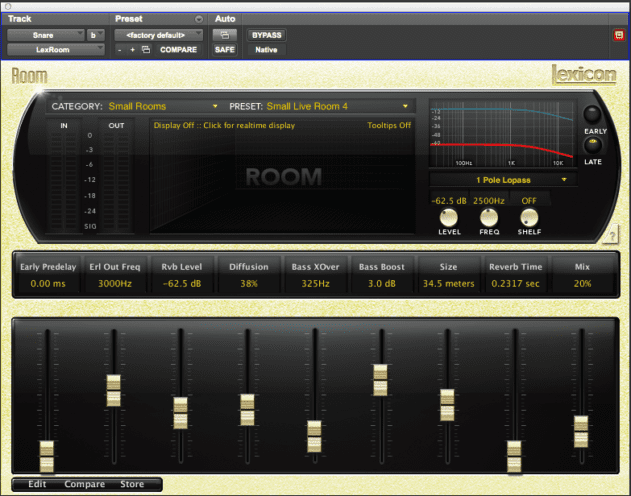 Lexicon Room Reverb