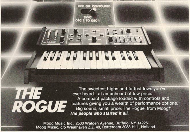 Moog Rogue, Vintage Synth