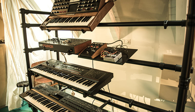 Moog voyager + ARP sequencer