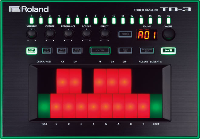 ROLAND AIRA TB-3, new digital synth