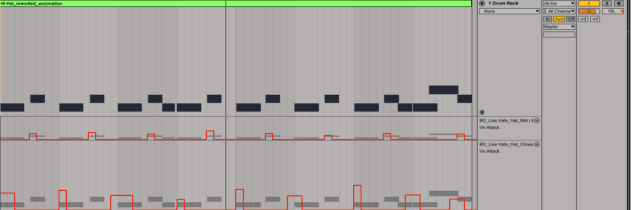 Drum Rack_attack automation