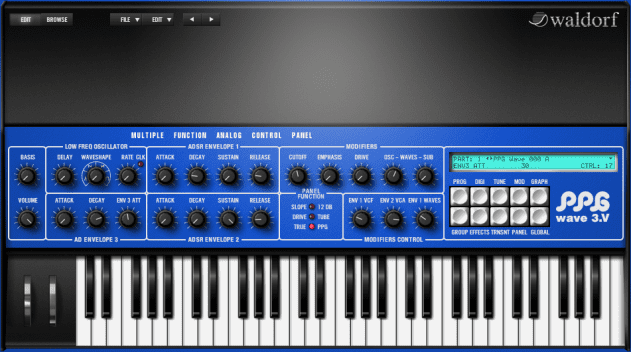 Waldorf PPG Wave 3.V is the reincarnation of the legendary PPG Wave Synthesiser