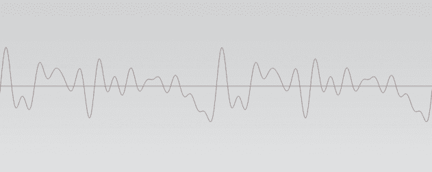 A complex digital waveform