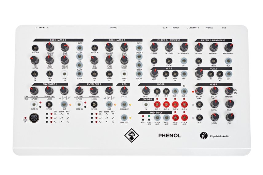 Phenol - Patchable Analog Synthesizer Kilpatrick Audio - PHENOL - Patchable Analog Synthesizer