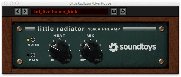 SoundToys Little Radiator Preamp