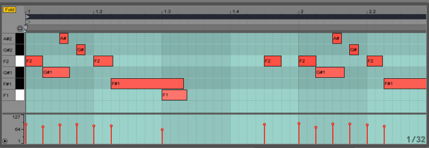 MIDI Screenshot