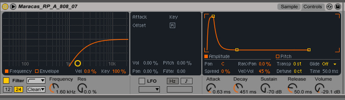 Ableton sampler