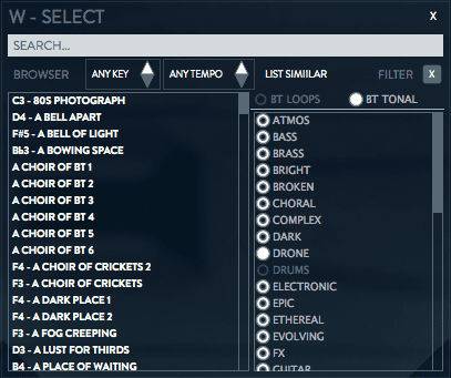 Library Spitfire Phobos POLYCONVOLUTION SYNTHESIZER