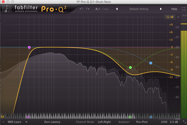 Fabfilter Pro-Q2 Equaliser