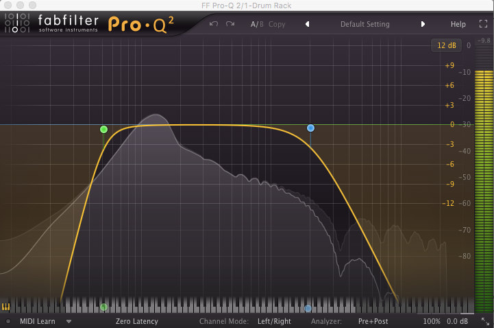 Fabfilter Pro-Q2 Equaliser