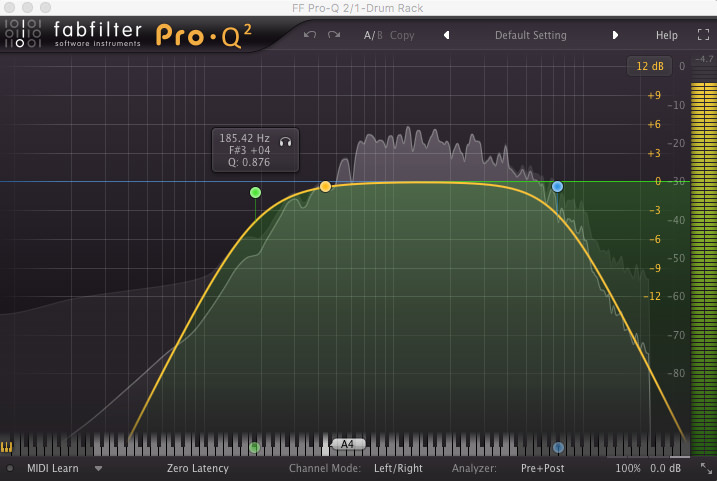 Fabfilter Pro-Q2 Equaliser