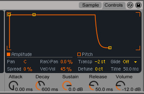 Ableton Sampler Envelope