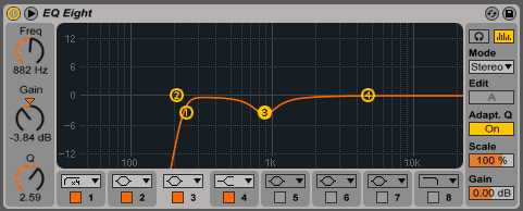 Ableton Equaliser