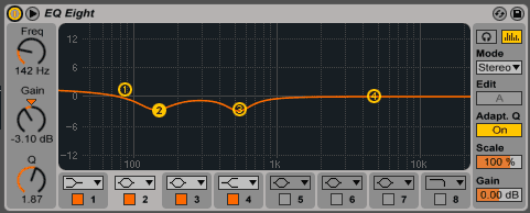 Ableton Equaliser