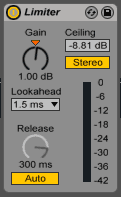 Ableton Limiter