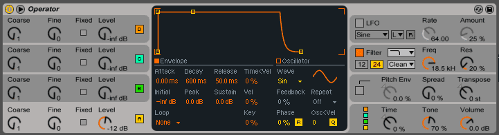 ableton operator