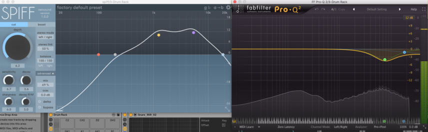 spiff and fabfilter pro-q2