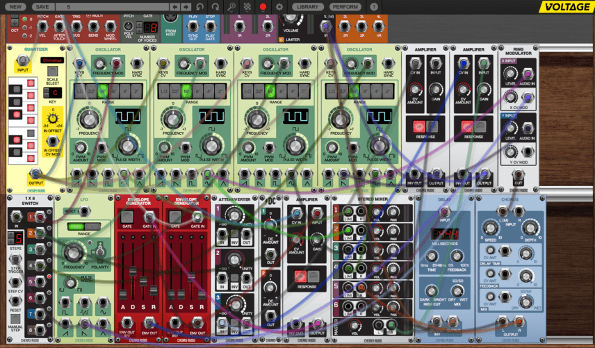 Cherry Audio Voltage Modular. Click to enlarge.