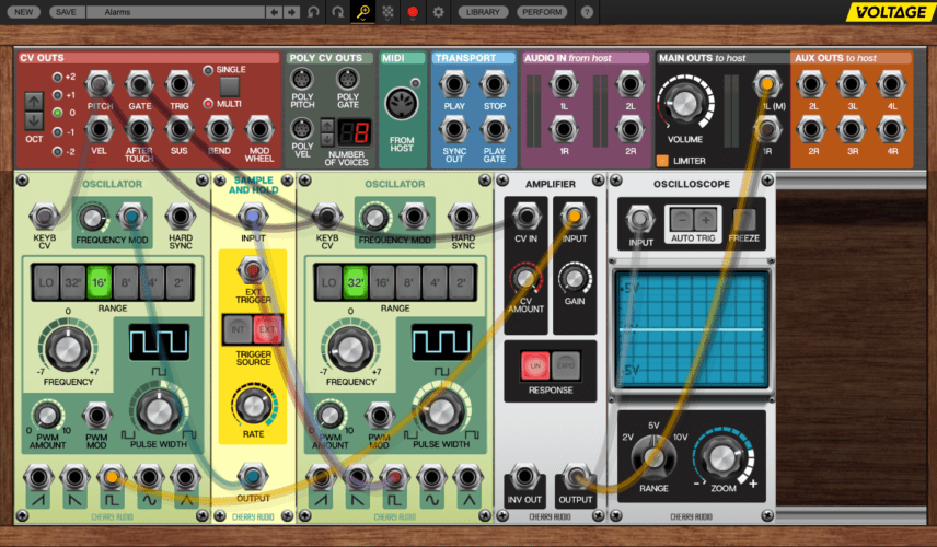 Cherry Audio Voltage Modular. Click to enlarge.