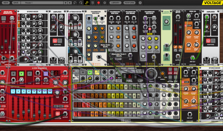 Cherry Audio Voltage Modular. Click to enlarge.