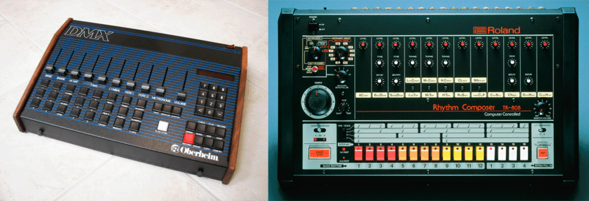 Oberheim DMX & Roland TR-808