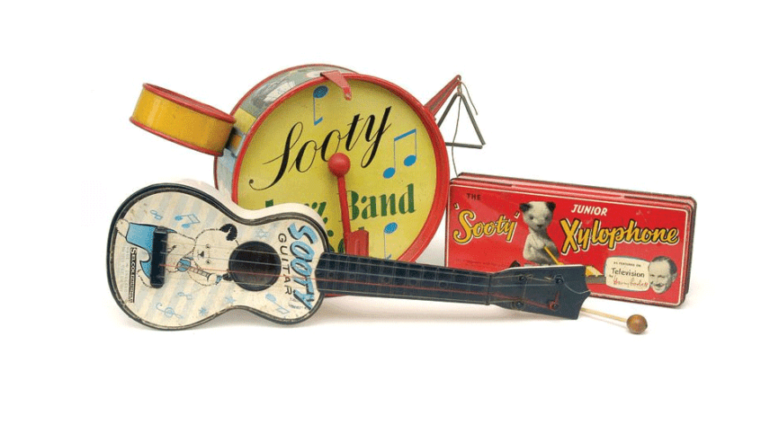 Sooty Three Musical Instruments 1950s-60s.