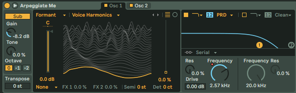 Wavetable's Automated Filter
Preben Goes to Acapulco Chords