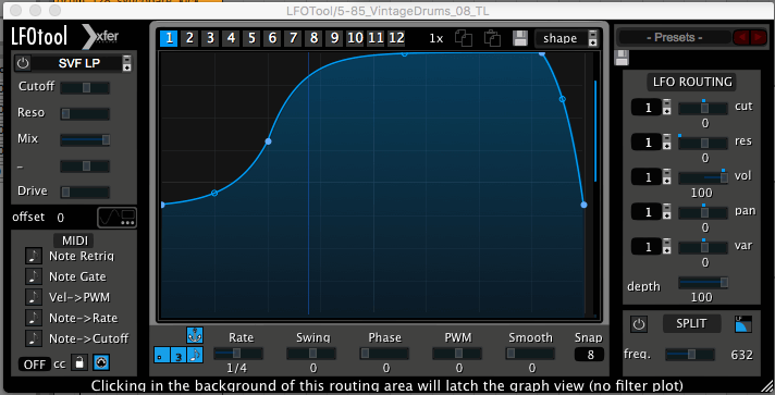 Slicing Breaks For Techno First Brake LFO