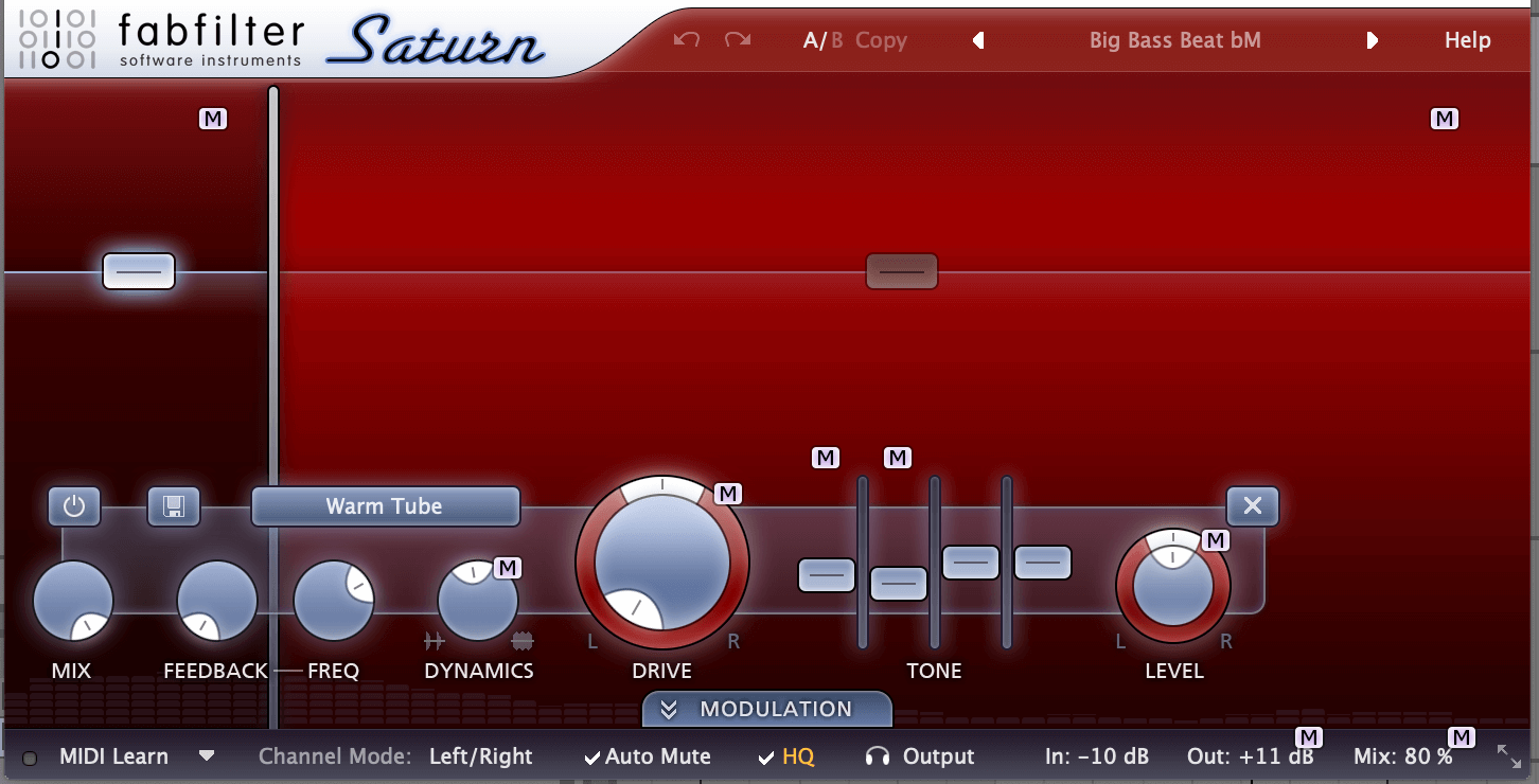 Drum Rack Saturation