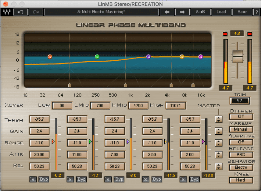 Drum Rack Multi-Band Compression