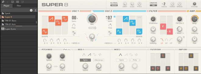 Native Instruments Super 8
ten of the best analogue synths