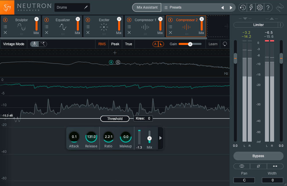 iZotope Neutron Interface