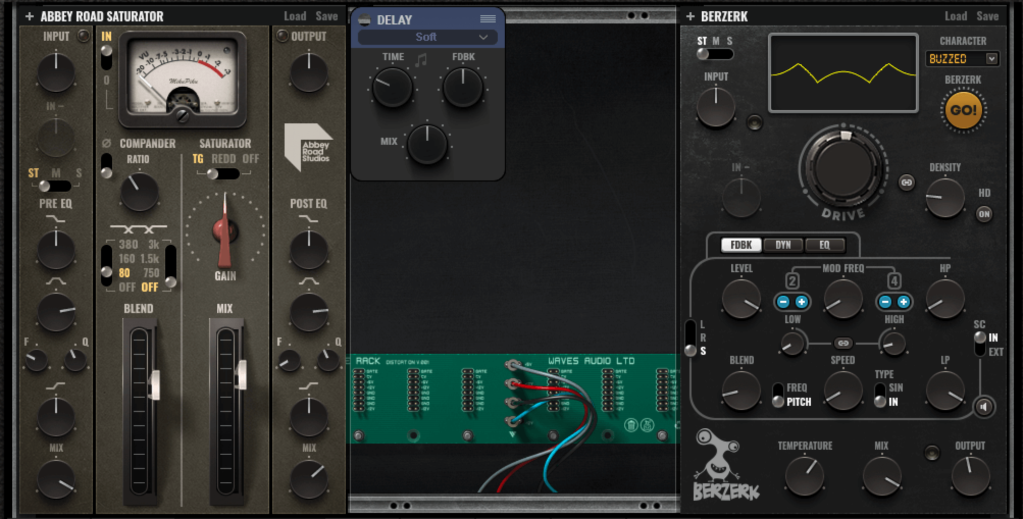 Delay module in MultiMod RackWaves MultiMod Rack