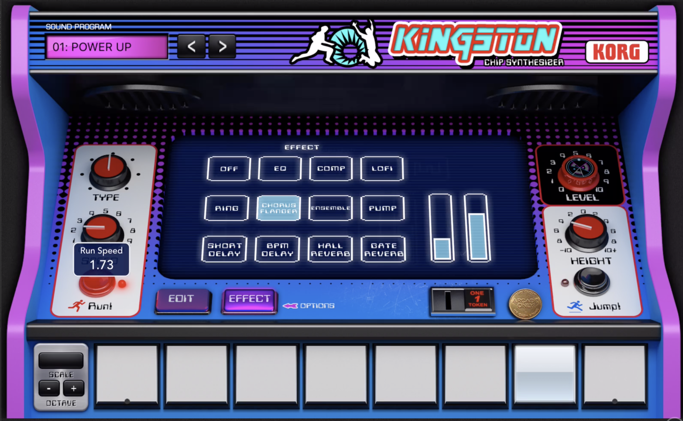 8 online bit synthesizer
