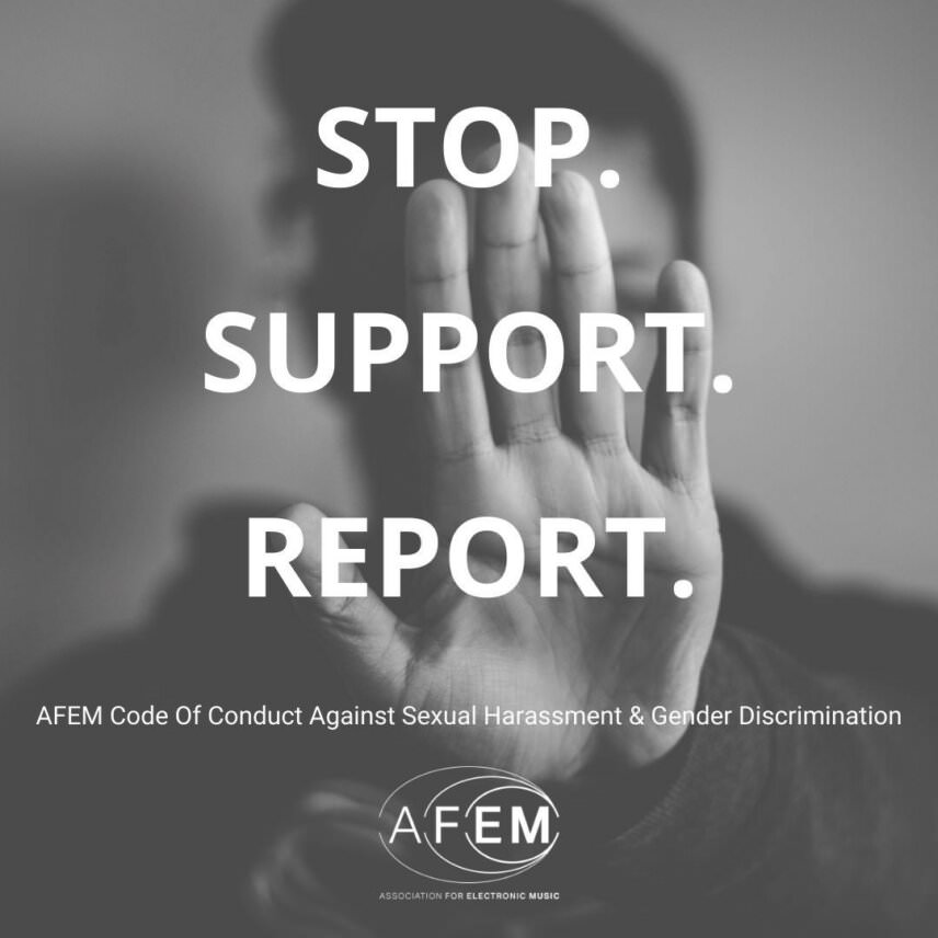 AFEM Code of Conduct Against Sexual Harassment Public Launch Image