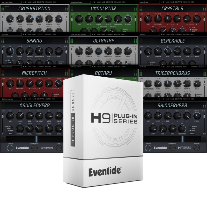 Eventide To Offer Their H9 Series Plug-Ins as a New Bundle