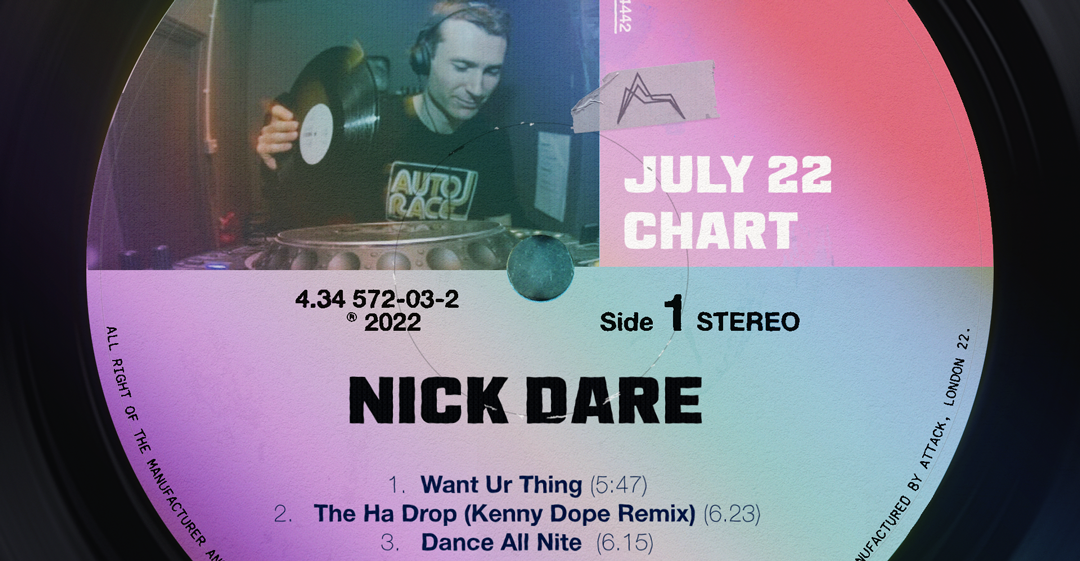 Nick Dare July 22 Chart
