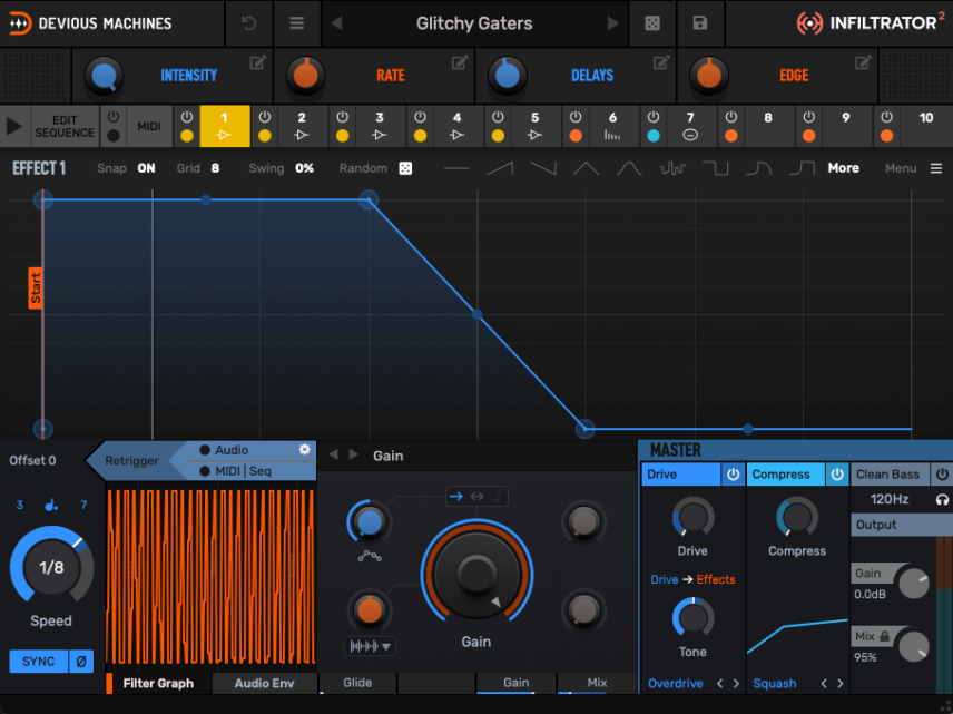 resampling with infiltrator 2