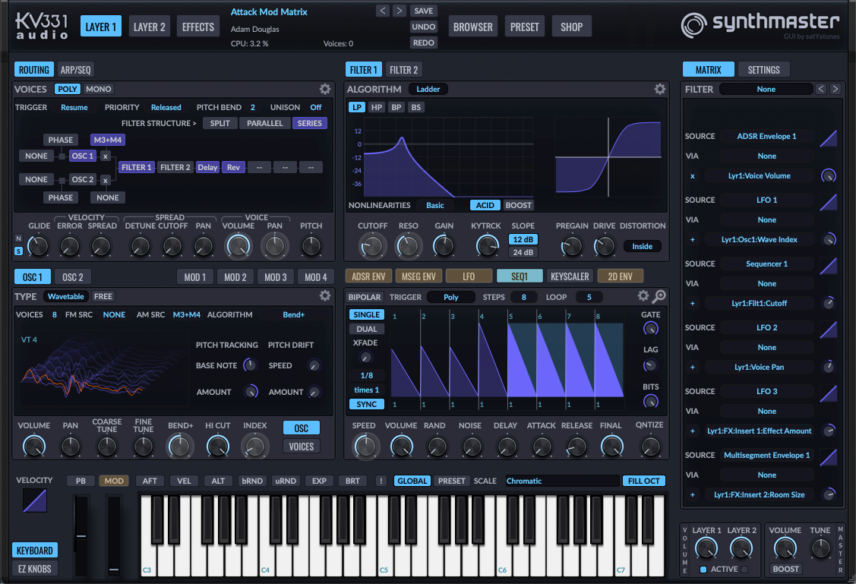 synthmaster mod matrix