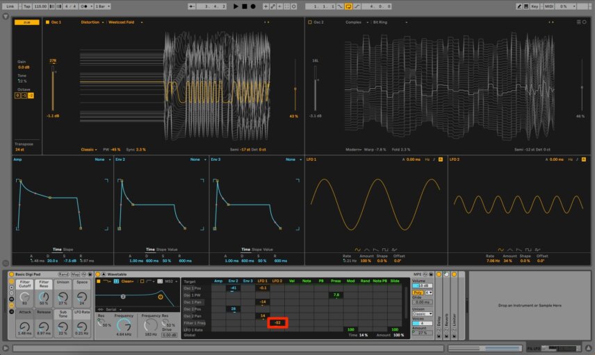 Ableton Wavetable 